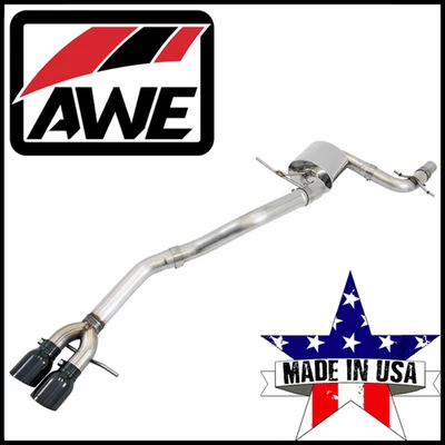 Escape trasero AWE Track 2,5" Cat se adapta a Volkswagen Jetta 12-18 sedán 1,8 L/GLI 2,0 L Foto 1 de 3