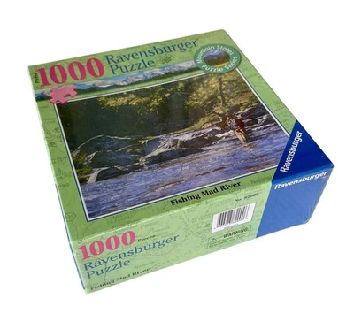 Rompecabezas premium Ravensburger Cottage On The Lake 1000 piezas 2016 #82265 sellado Foto 1 de 4