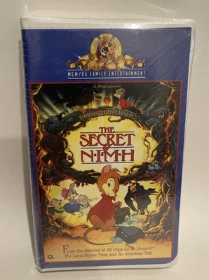 Factory Sealed New VHS The Secret Of NIMH MGM Cartoon Clamshell Case  - Image 1 of 4