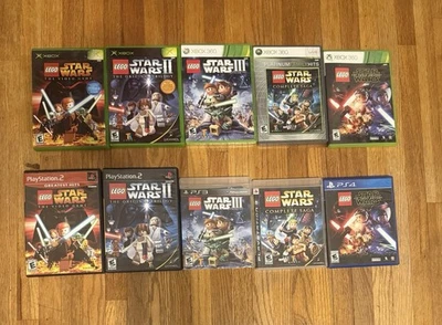 Lego Star Wars Collection Lot Xbox and Playstation - Image 1 of 3