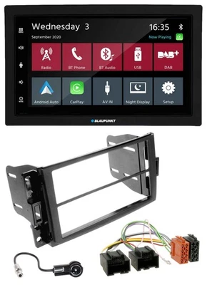 Blaupunkt 2DIN MP3 USB Bluetooth DAB Autoradio für Chevrolet Corvette 05-13 Upla - Bild 1 von 4
