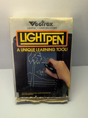 Vectrex Light Pen W/ Art Master Complete GCE Light Pen CIB COMPLETE ROUGH BOX - Image 1 of 4