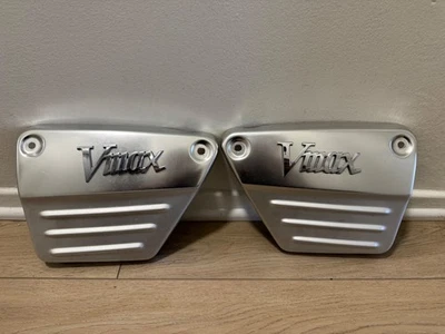 Juego de paneles de cubiertas laterales izquierda y derecha Yamaha V-MAX 1200 genuino OEM 1985-2007 Foto 1 de 4