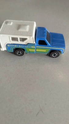 风火轮 Redlines 复古 1974 蓝色露营车 Keep On Camping  — 第 1/4 张图片