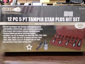 Grip 12-teiliges PT Tamper Star Plus Bit-Set - Bild 1 von 2