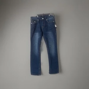True Religion Ricky Big T Solapa “Lavado Oscuro Sultry” 36x34 Relajado Recto #700401 - Imagen 1 de 7