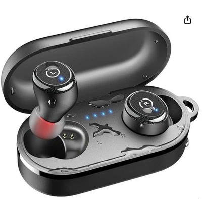 TOZO T10 Bluetooth Wireless Earbuds Stereo Deep Bass Headphones Waterproof IPX8 - Image 1 of 4
