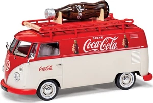 Corgi 1:43 Scale VW Campervan Type 2 Split Screen Coca-Cola w/Giant Coke Bottle - Picture 1 of 1