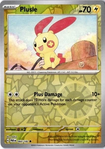 Plusle 060/182 Reverse Holo Common Paradox Rift - Picture 1 of 2