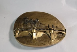 French Bronze Medal Au Coer De Paris, Jacques Birr, Arts and Culture - Picture 1 of 11