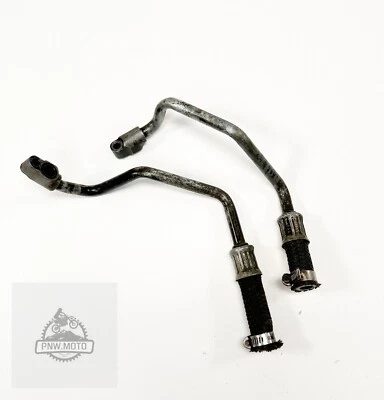 Yamaha YZ250F YZ 250f 2001 marco a motor tubo de manguera de línea de aceite duro Foto 1 de 4