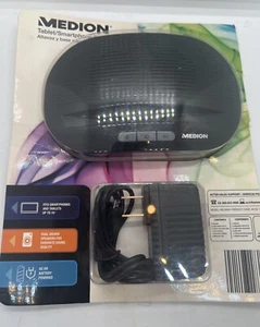 MEDION - ALTAVOZ Y SOPORTE TABLETA/SMARTPHONE - Caja Abierta Negra - Imagen 1 de 5