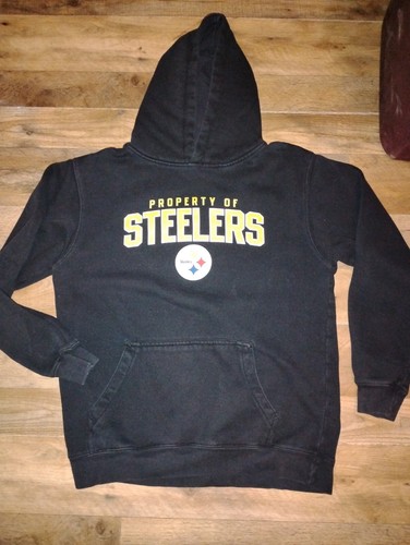 VETEMENTS Felpa con cappuccio Pittsburgh Steelers ufficiale NFL Youth taglia L large 14 16