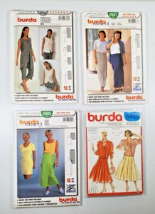 Lote de 4 estilos y tamaños surtidos plegados de fábrica Burda para mujer - Imagen 1 de 1