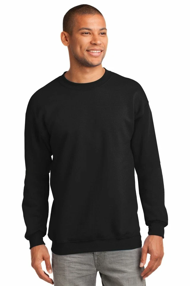 Port & Company Mens Big & Tall Essential Fleece Crew Neck Sweatshirt PC90T - Image 1 of 1