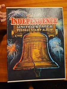 The Harris Independence U.S. Postage Stamp Album 1979 Used Few Stamps 63 Pages - Picture 1 of 7