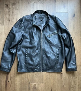 Le Chateau Black Zip Up Jacket XXL SLIM Fit - Foto 1 di 9
