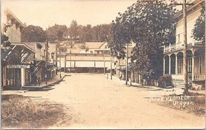 Brownsville Oregon RPPC Street Scene 1910 - Picture 1 of 2