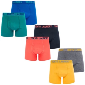 Tokyo Laundry Boxer Shorts Men's 2 Pack Stretch Cotton Underwear Boxers Elastic - Picture 1 of 16