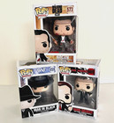 Funko Pop Villains, vinyl figures, Negan, Man in Black, Hans Gruber, orig box