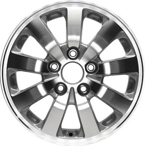 Wheel For 2008-2010 Honda Odyssey 16x7 Alloy 9 Spokes 5-4.72In Machined Face - Picture 1 of 1