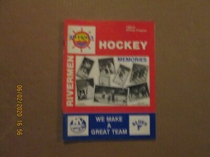 IHL Peoria Rivermen Vintage Circa 1986-87 Team Logo Official Hockey Program