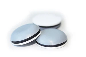 MAPA-PLAST Teflon-Stuhl- und -Möbelgleiter zum Kleben in runder Form, Schutz - Bild 1 von 22