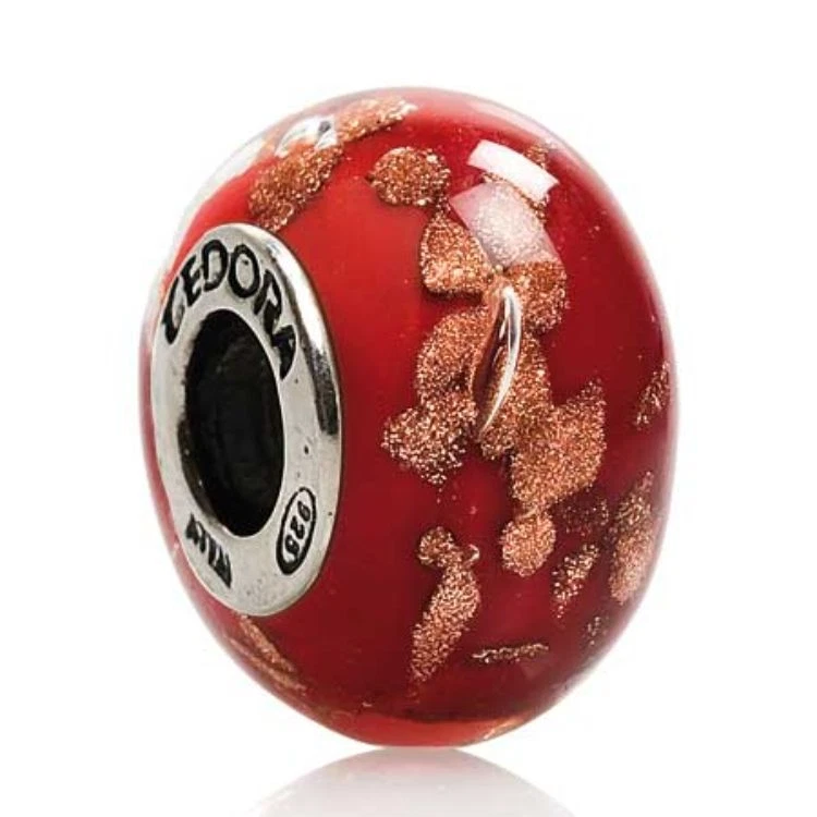 CUENTAS DE CRISTAL DE MURANO AUTÉNTICAS ORIGINALES TEDORA VETRO ESTERLINA ARGENTO 925 mg 227 Foto 1 de 1