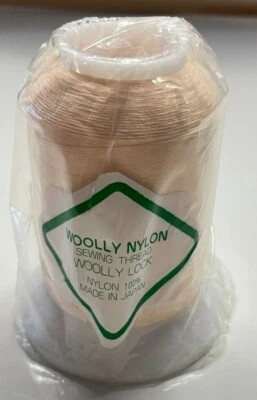 Sewing Thread Color Ivory Nylon Woolly Lock 1000M - 177 - Image 1 of 4