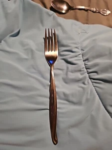 Vintage Wm Rogers IS Dinner Fork Stainless 7.5” USA International Silver 29 - Picture 1 of 3