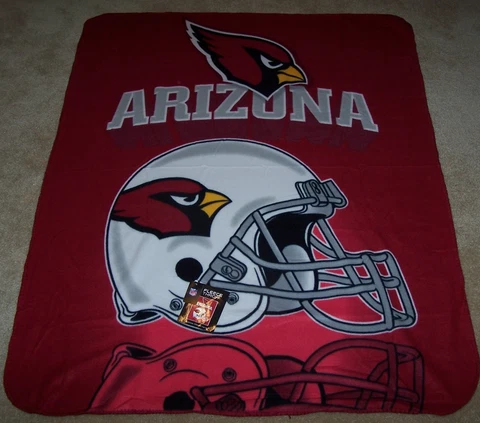New Arizona Cardinals NFL 50" x 60" Gridiron Fleece Throw Blanket Tailgate Game Cover