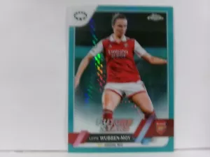 2022-23 Topps Chrome UEFA Women's Champions League Aqua #70 Lotte Wubben-Moy - Bild 1 von 2