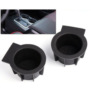New Set Center Console Cup Holder Rubber Inserts Fit For 04-14 Ford F150 F-150