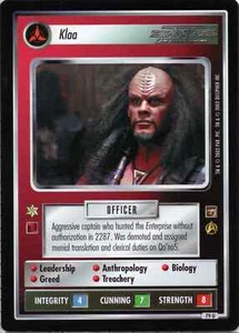 Star Trek CCG Klaa Near-Mint/NM Uncommon – TMP 2002 - Picture 1 of 1
