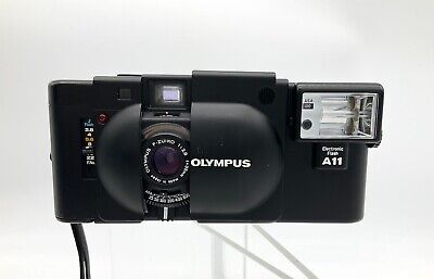OLYMPUS XA With A11 Flash 35mm Film Rangefinder Camera 35mm F2.8 Lens C1 • 133.03€