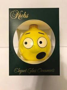 Expression Christmas  Three Decoration Elegant Glass Ornaments - Picture 1 of 8