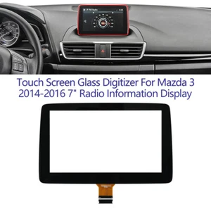 Digitalizador de vidrio de pantalla táctil de 7" para pantalla de información de radio Mazda 3 2014-2016 - Imagen 1 de 8