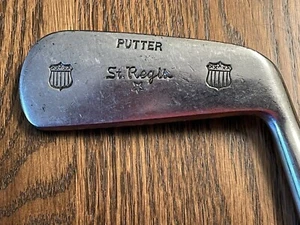 St. Regis Putter Chromium Wooden Shaft Putter Antique Club ~36" - Excellent Cond - Picture 1 of 9
