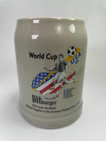 World Cup Soccer USA '94 Beer Stein 1994 By Burtburger German National Team C4 Cover