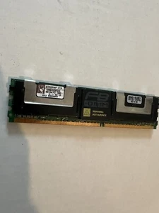 Kingston 4GB 4RX8 PC2-5300F FB-DIMM KVR667D2Q8F5/4G Server Memory - Picture 1 of 2