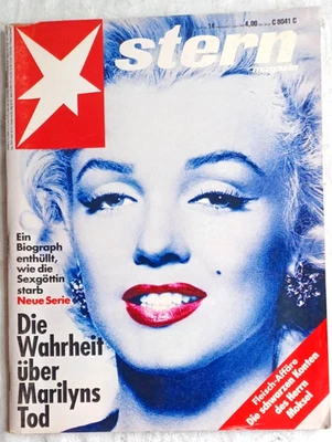 STERN magazine German April 1993 Marilyn Monroe COVER AMAZING NEAR MINT TF-12 Foto 1 de 2