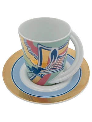 Rosenthal studio-linie Espressotasse mit Unterteller Vintage Mehrfarbig - Bild 1 von 3