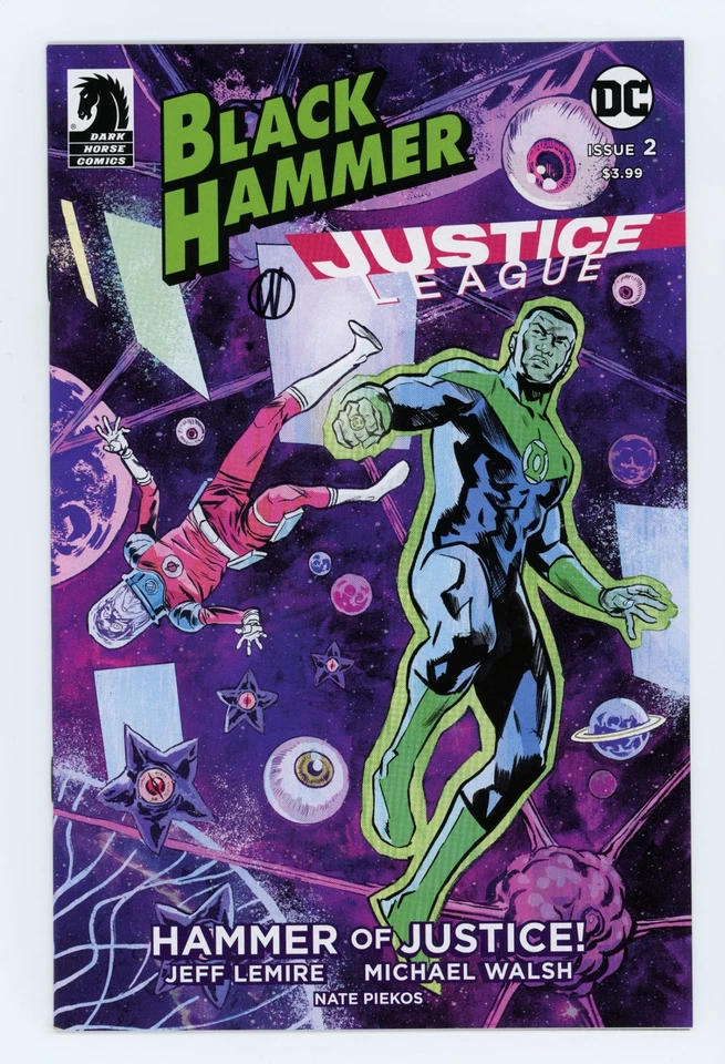 Black Hammer / Justice League: Hammer of Justice! #2 Michael Walsh Cover (Dark Horse Comics DC Comics August 2019)