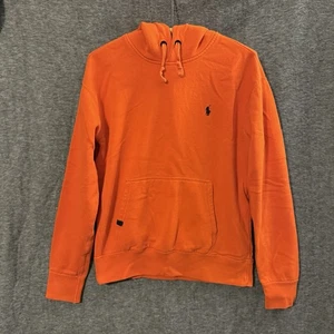 Polo Ralph Lauren Men's Performance Fleece Hoodie In Orange Medium           S89 - Picture 1 of 9