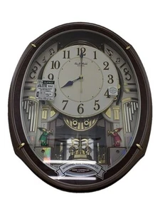 RHYTHM Clock Radio Small World Used - Imagen 1 de 9