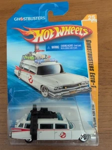 Hot Wheels 2010 New Models GHOSTBUSTERS ECTO-1 ‘59 Cadillac Wagon White NEW! - Picture 1 of 9