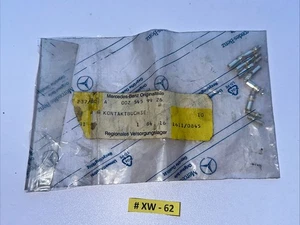 Kontakt Buchse Stecker Original Mercedes NOS W107 W116 W123 W124 W126 W201 8x - Bild 1 von 3