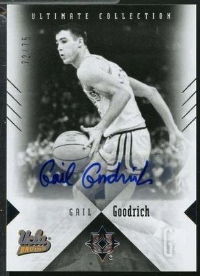 Gail Goodrich Card 2010-11 Ultimate Collection Base Autograph /75 #27  - Image 1 of 2
