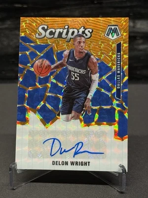 Mosaic Basketball Delon Wright Scripts 2019-20 naranja automático Dallas Mavericks Foto 1 de 2