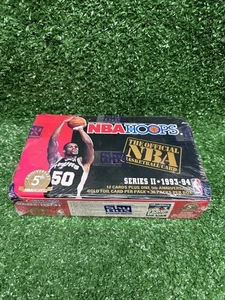 1993-94 NBA Hoops Series 2 Hobby Basketball Factory Sealed Wax Box 36 Packs - Picture 1 of 9